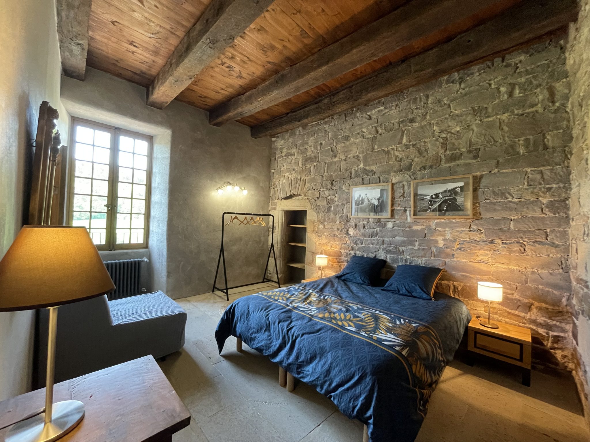 Chambre du gîte rivière - Château de Latour