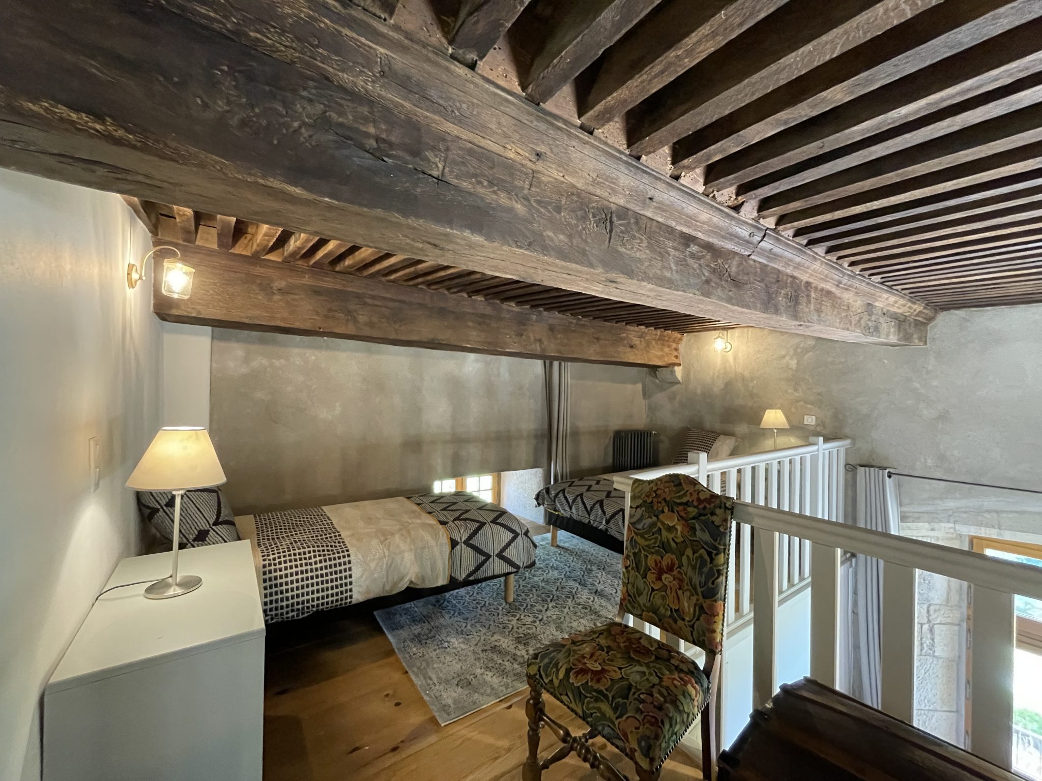 Chambre du gîte renaissance - Château de Latour